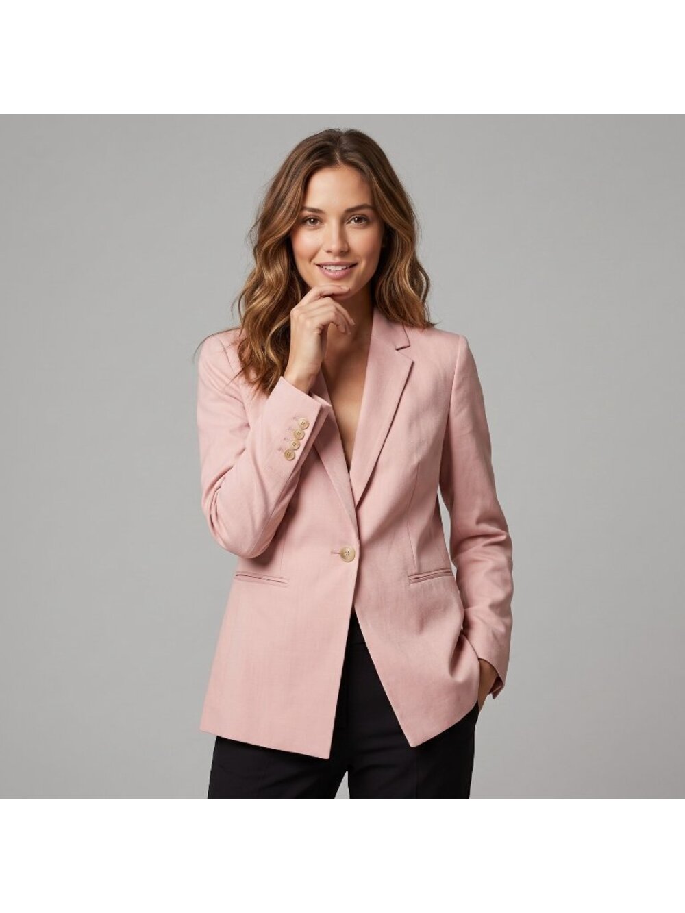 Loft Women's Softened Blazer Jacket in Hazy Peony Color and size US 6 NWT $128